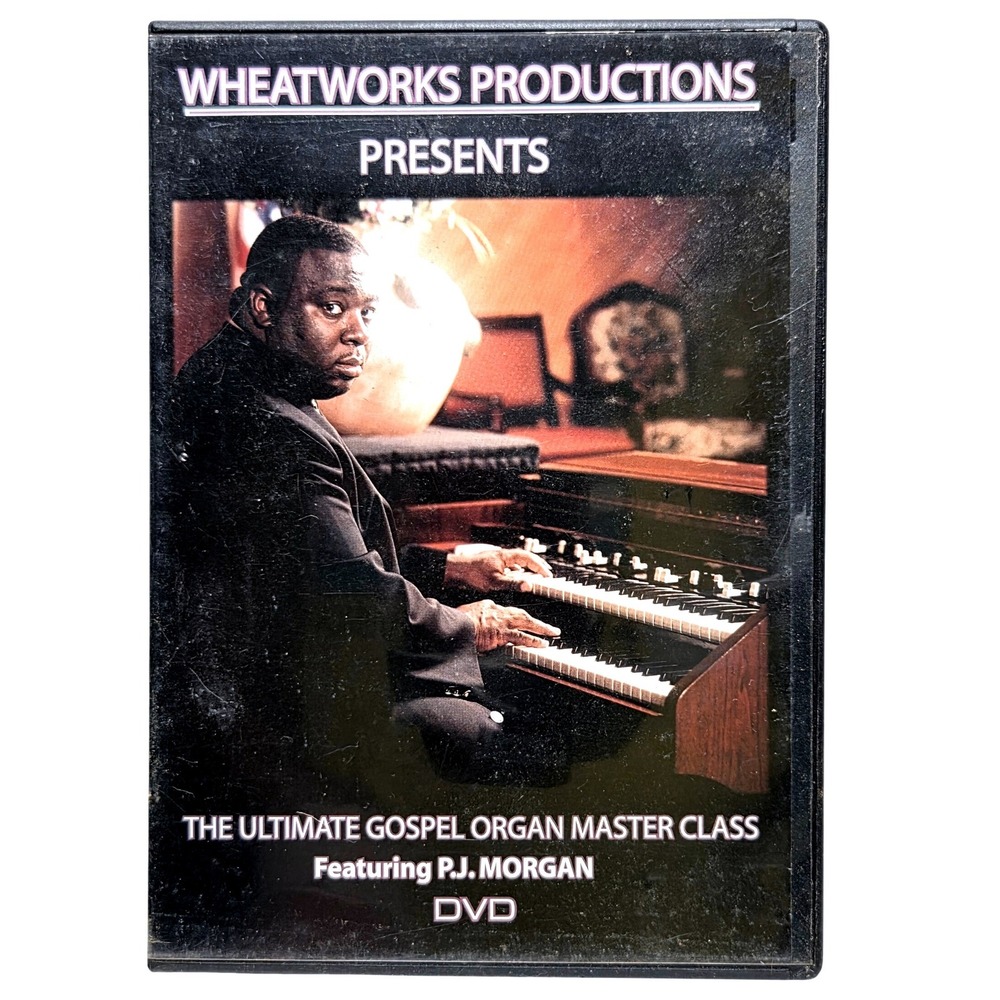 Wheatworks Gospel Organ Master Class DVD PJ Morgan Excellent EUC